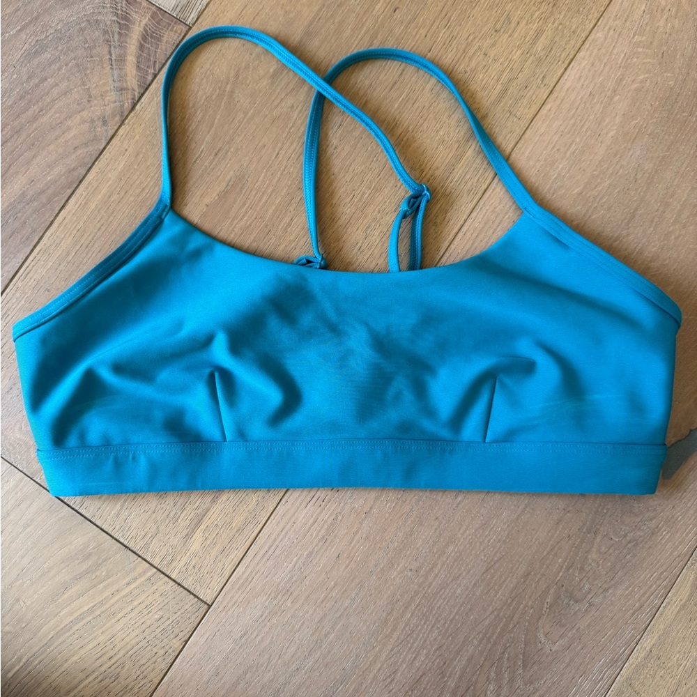 Women's Alo Airlift Blue Sports Bra